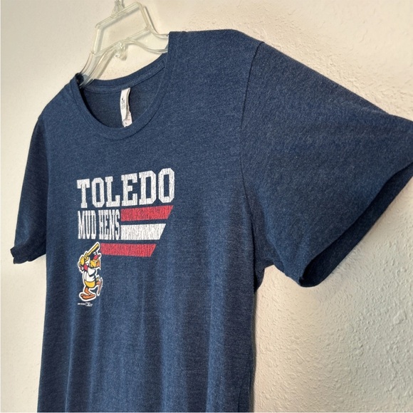 Toledo Mud Hens T-Shirt Women’s Size XL Minor League Baseball Navy Blue MLB - Picture 5 of 10
